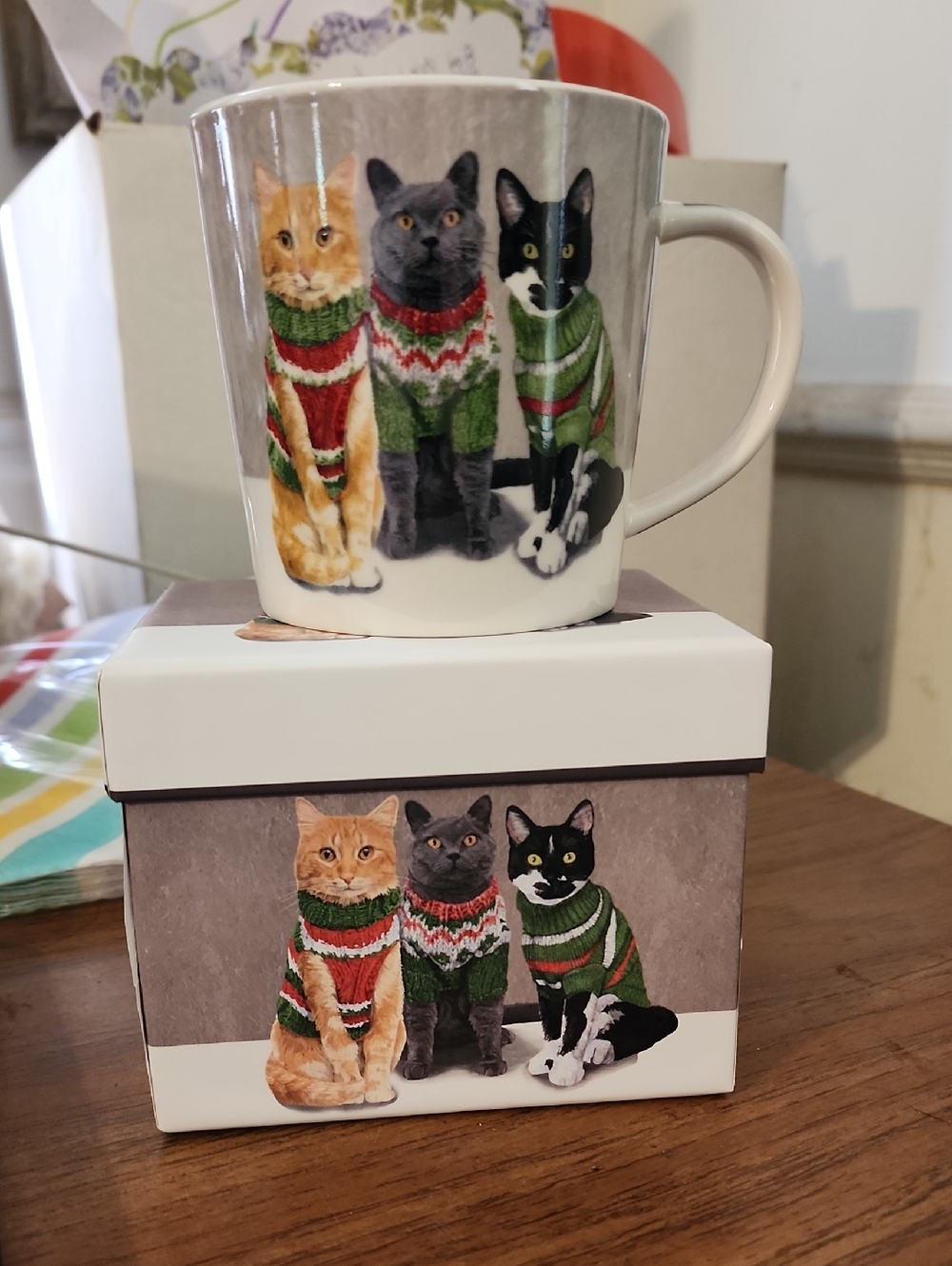 Sweater Cats Coffee Mug By Paper Products Design